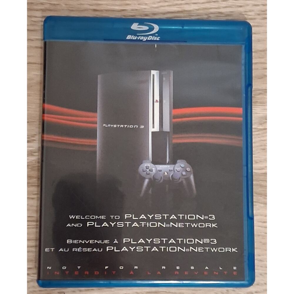 PS3 Playstation 3 Welcome to Playstation 3 Playstation Network Blu-ray Untested